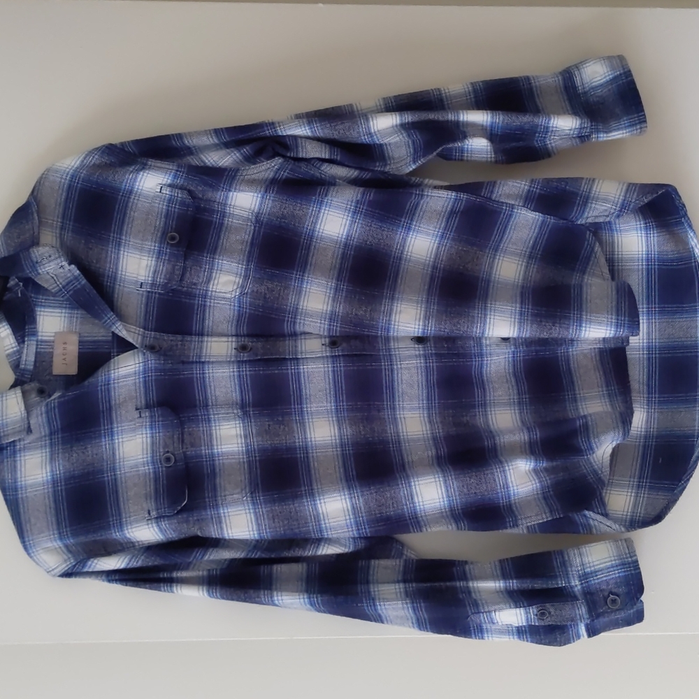 Mens Jachs Size M All Cotton Flannel Men's  Shirt